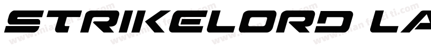 strikelord laser字体转换